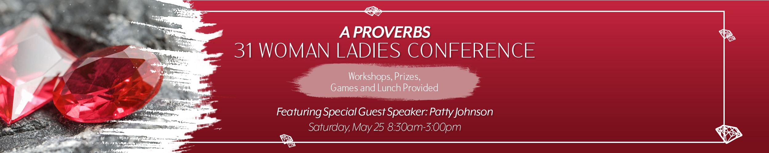 Calvary Baptist Church Ladies Conference May 25, 2024 8:30am-3:00pm